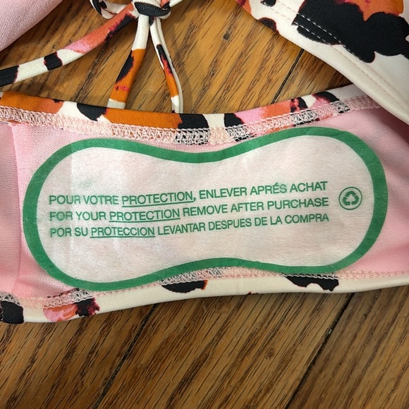 Hula Honey Wild About You Side-Lace One-Piece Swimsuit Juniors small Leopard NWT - Picture 9 of 9